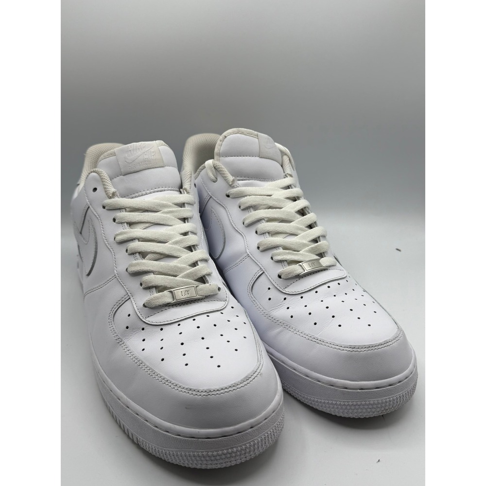 Nike Air Force 1 '07 Low Triple White Men's Size 15‎ CW2288-111